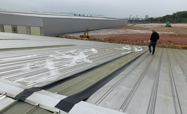 大田厂房屋面防水维修案例